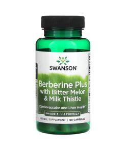 Berberine Plus with Bitter Melon & Milk Thistle - 60 caps