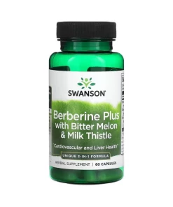 Berberine Plus with Bitter Melon & Milk Thistle - 60 caps