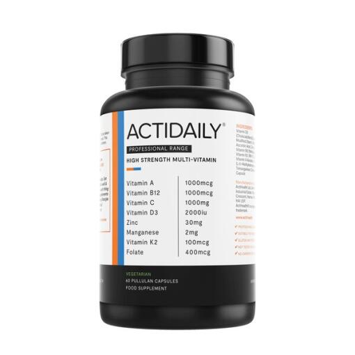 ActiHealth - ActiDaily - 60 veganske pullulan kapsler