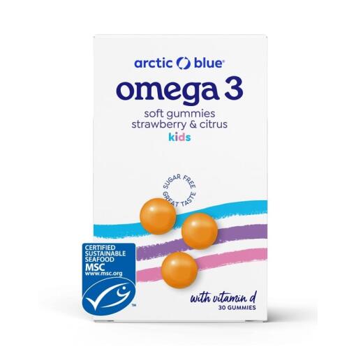 Arctic Blue - Omega-3 Bløde Gummier til børn med D-vitamin