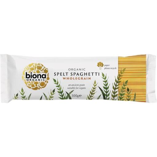 Biona Organic - Fuldkornsspaghetti af spelt - 500g