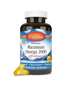 Carlson Labs - Maximum Omega 2000 - 60 softgels