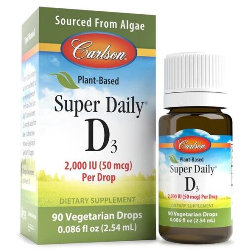 Carlson Labs - Plant-Based Super Daily D3