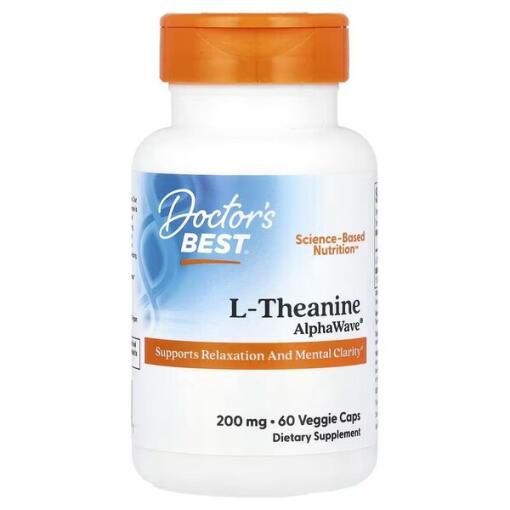 Doctor's Best - L-Theanine AlphaWave - 60 vcaps