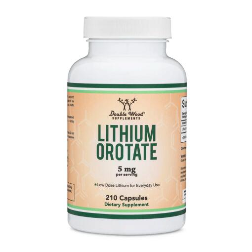 Double Wood - Double Wood - Litiumorotat 5mg - 210 veganske kapsler