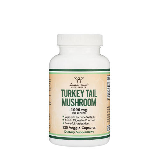 Double Wood Supplements - Double Wood Supplements Turkey Tail Mushroom (120 Capsules)