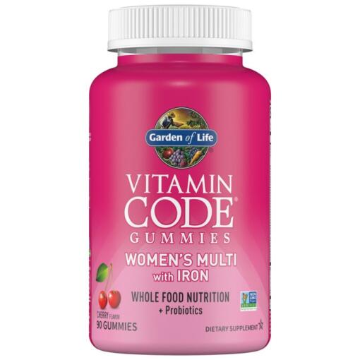Garden of Life - Vitamin Code Kvinders Multi med Jern + Probiotika Gummies