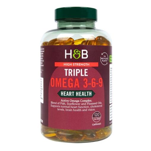 Holland & Barrett - High Strength Triple Omega 3-6-9 - 120 caps