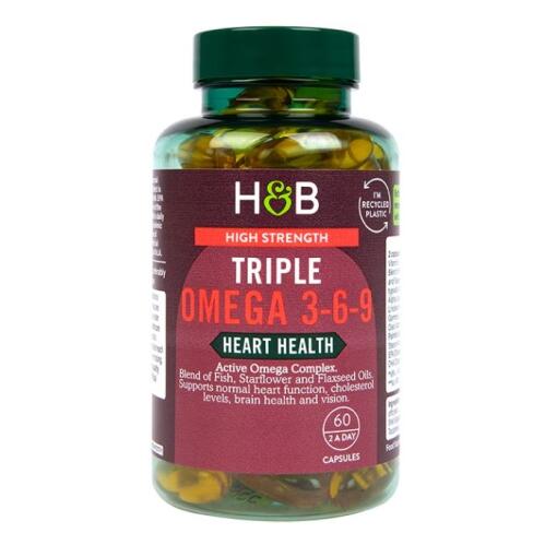 Holland & Barrett - High Strength Triple Omega 3-6-9 - 60 caps