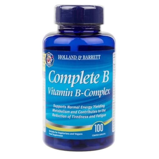 Holland & Barrett - Komplett B-vitamin B-Complex - 100 tabletter