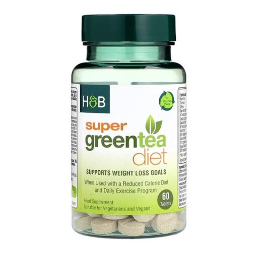 Holland & Barrett - Super Green Tea Diet - 60 tabs