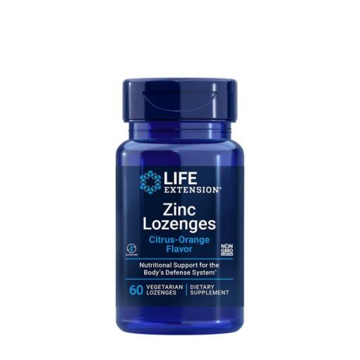 Life Extension - Life Extension - Zinc Lozenges (Citrus-Orange Flavor) (60 Lozenges)