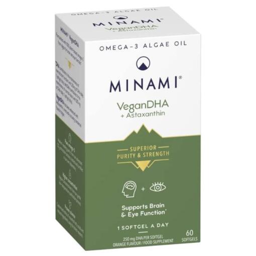 Minami - VeganDHA + Astaxanthin - 60 softgels