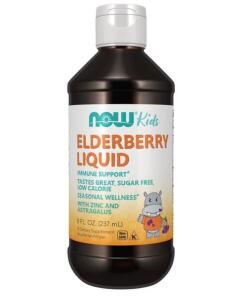 NOW Foods - Hyldesaft til børn - 237 ml