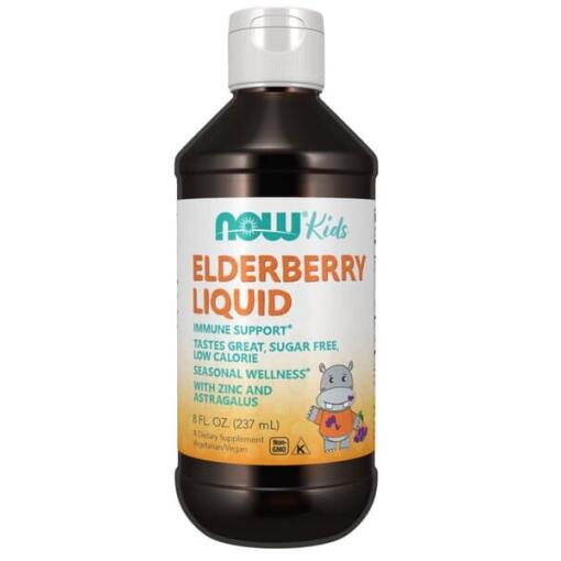 NOW Foods - Hyldesaft til børn - 237 ml