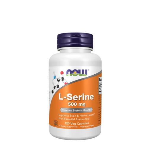 NOW - Now Foods - L-Serine 500 mg (120 Capsules)
