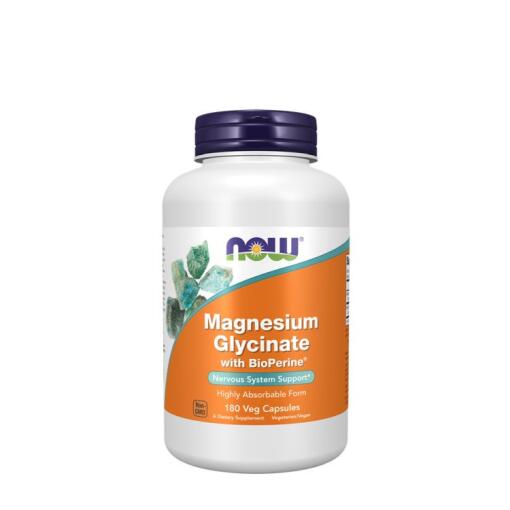 NOW - Now Foods - Magnesium Glycinate with BioPerine® (180 Capsules)
