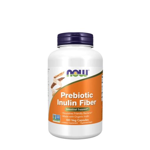 NOW - Now Foods - Prebiotic Inulin Fiber (180 Veg Capsules)