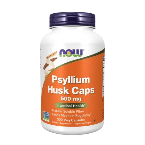 NOW - Now Foods - Psyllium Husk 500 mg (500 Veg Capsules)