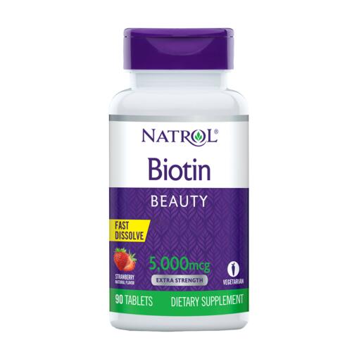 Natrol - Biotin Extra Strength Fast Dissolve 5