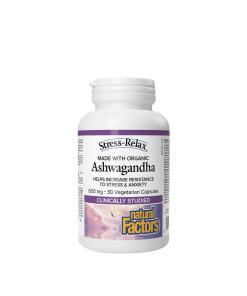 Natural Factors - Natural Factors Ashwagandha 600 mg