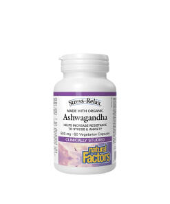 Natural Factors - Natural Factors Ashwagandha 600 mg