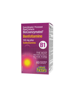 Natural Factors - Natural Factors BioCoenzymated Benfotiamine • B1 plus Sulbutiamine (60 Capsules)