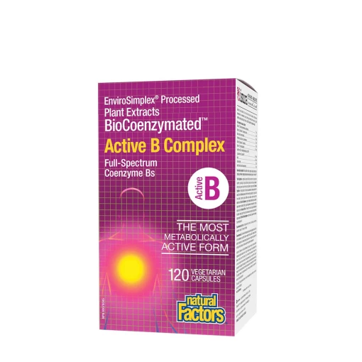 Natural Factors - Natural Factors Biocoenzymated Active B Complex (120 Capsules)