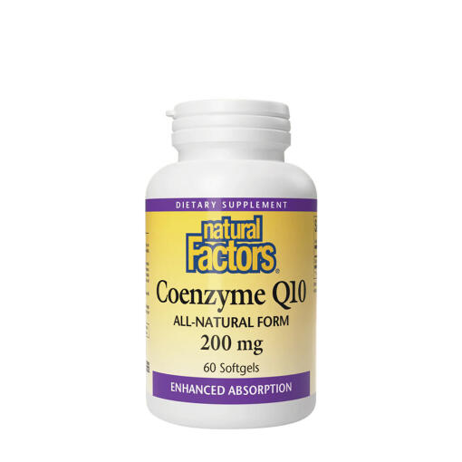 Natural Factors - Natural Factors Coenzyme Q10 100 % Natural  (60 Softgels)