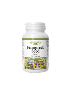 Natural Factors - Natural Factors Fenugreek Seed 500 mg