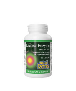 Natural Factors - Natural Factors Lactase Enzyme (60 Capsules)