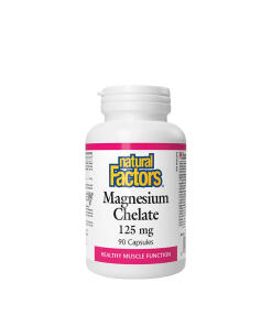 Natural Factors - Natural Factors Magnesium Chelate 125 mg (90 Capsules)