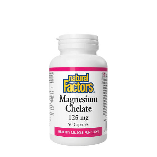 Natural Factors - Natural Factors Magnesium Chelate 125 mg (90 Capsules)
