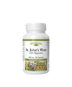 Natural Factors - Natural Factors St. John's Wort 300 mg  (90 Capsules)
