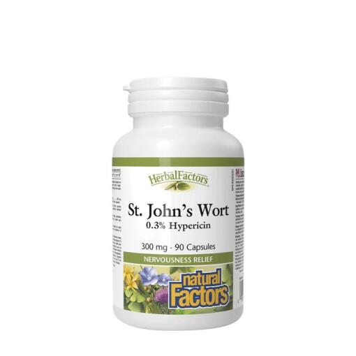 Natural Factors - Natural Factors St. John's Wort 300 mg  (90 Capsules)