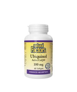 Natural Factors - Natural Factors Ubiquinol Active CoQ10 100 mg (60 Softgels)
