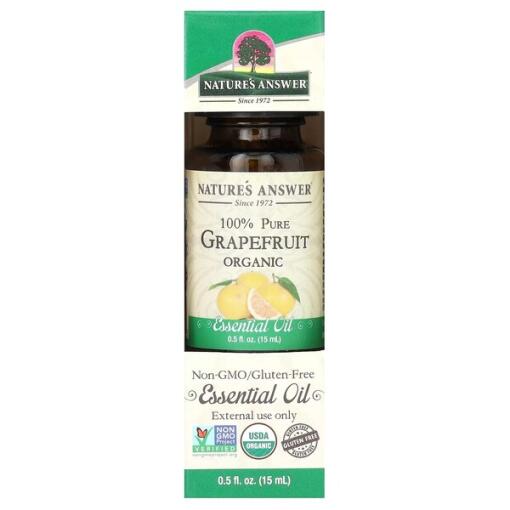 Nature's Answer - 100% Pure Grapefruit Essential Oil - 15 ml.