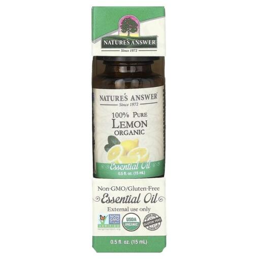 Nature's Answer - 100% Pure Lemon Essential Oil - 15 ml.