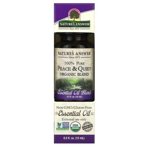 Nature's Answer - 100% Pure Peace & Quiet Blend Essential Oil - 15 ml.
