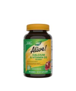 Natures Way - Nature's Way - Alive!® Calcium + D3 Gummies (60 Gummies)