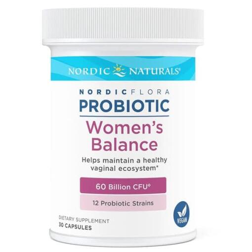 Nordic Naturals - Nordisk Flora Probiotika Kvinders Balance - 30 kapsler