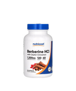 Nutricost - Nutricost - Berberine HCl With Ceylon Cinnamon (120 Capsules)