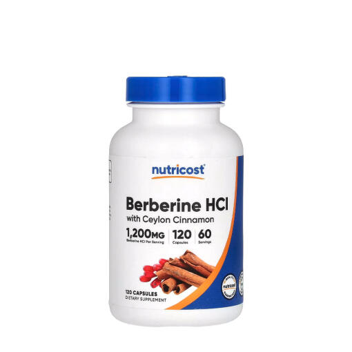 Nutricost - Nutricost - Berberine HCl With Ceylon Cinnamon (120 Capsules)