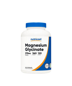 Nutricost - Nutricost - Magnesium Glycinate 210 mg (360 Capsules)