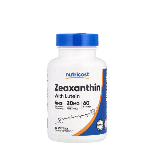 Nutricost - Nutricost - Zeaxanthin (with Lutein)  (60 Softgels)