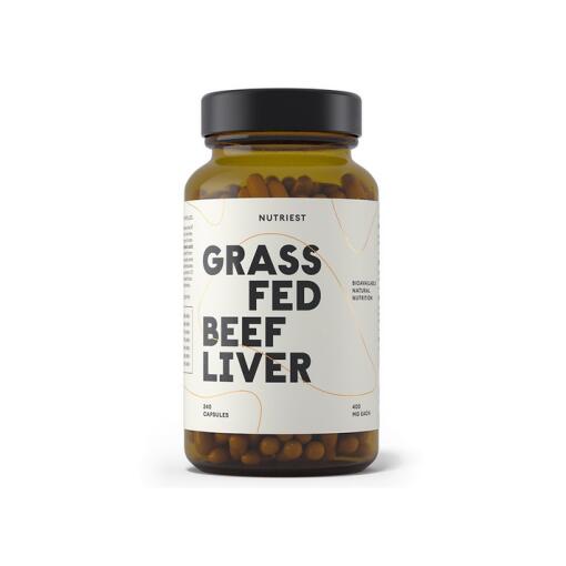 Nutriest - Græsfodret frysetørret okselever 240 kapsler