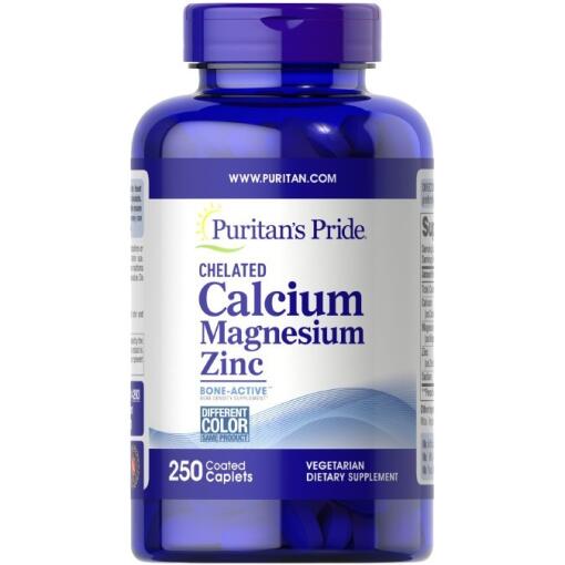Puritan's Pride - Calcium Magnesium Zinc - 250 caplets