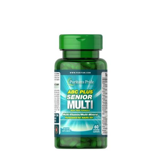 Puritan's Pride - Puritan's Pride ABC Plus Senior Multivitamin Multi-Mineral Formula with Zinc (60 Caplets)