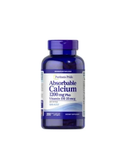 Puritan's Pride - Puritan's Pride Absorbable Calcium 1200 mg with Vitamin D3 1000 IU (200 Softgels)