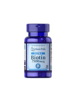 Puritan's Pride - Puritans Pride Biotin 7500 mcg (50 Tablets)